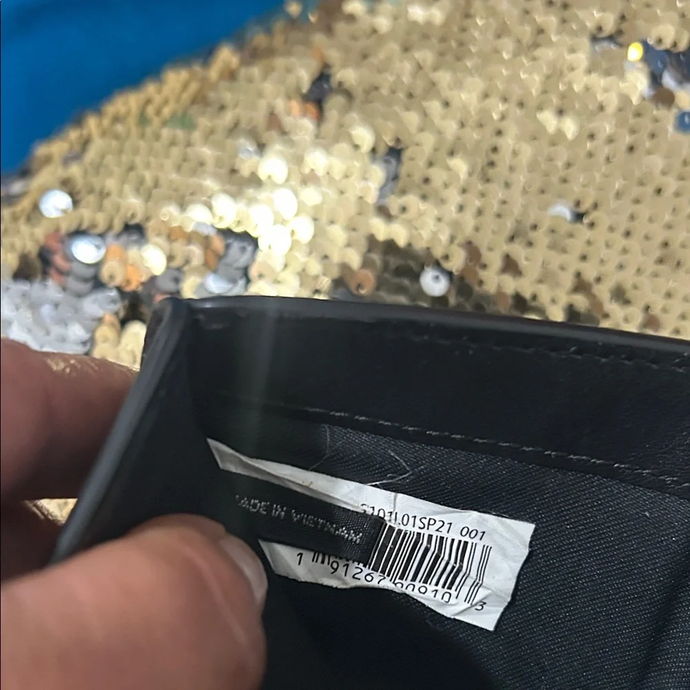 Marc Jacobs Black Leather Card Holder